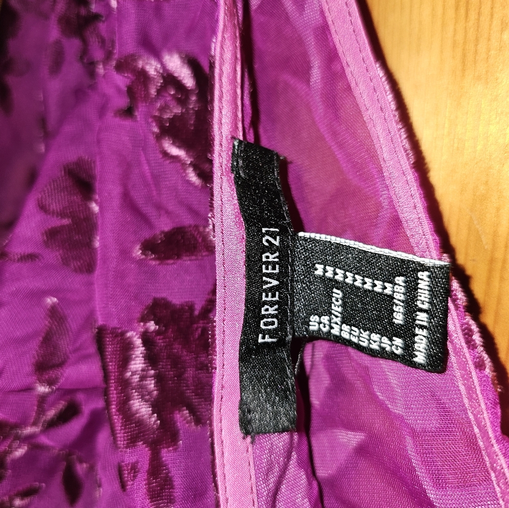 Forever 21 size medium. Raspberry color. - Picture 3 of 3